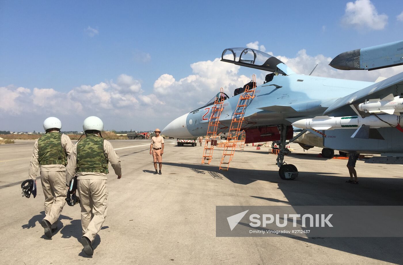 Russian tactical group seen at Hmeimim aerodrome in Syria
