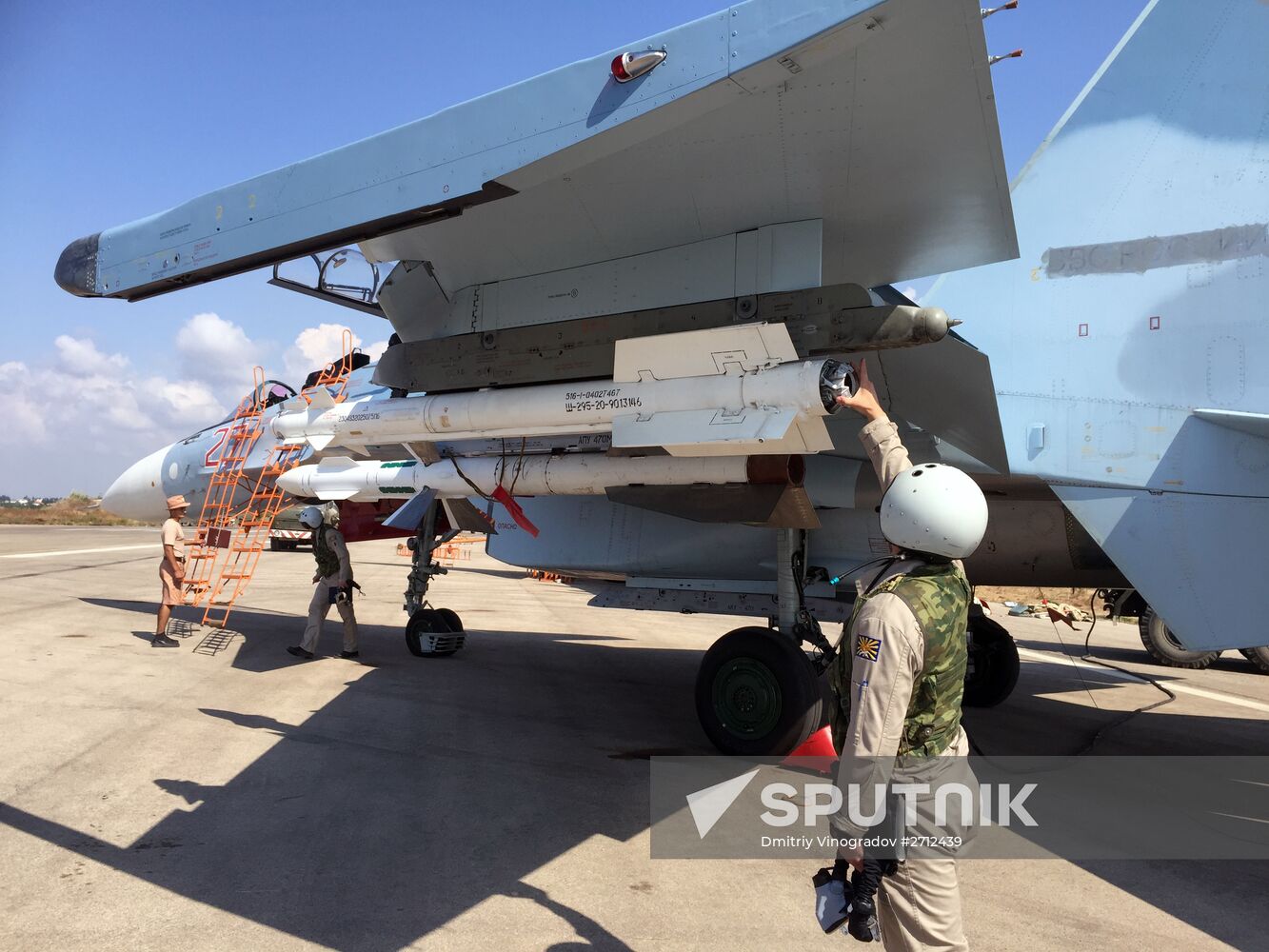 Russian tactical group seen at Hmeimim aerodrome in Syria