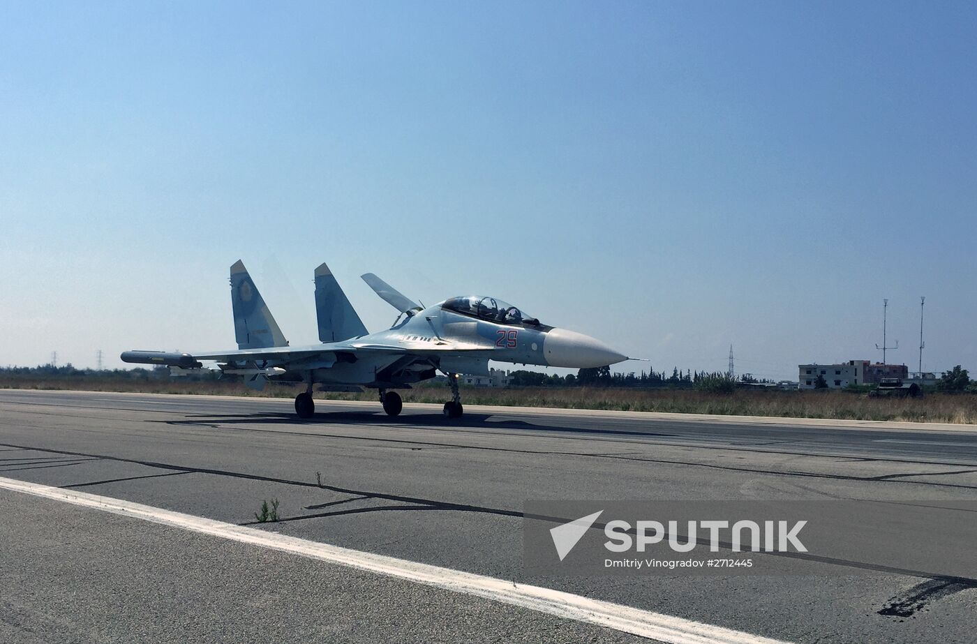 Russian tactical group seen at Hmeimim aerodrome in Syria