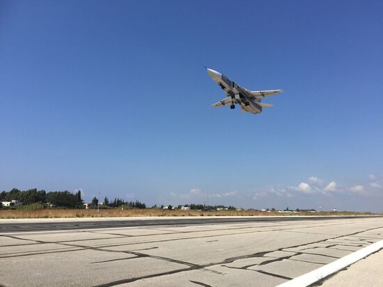 Russian tactical group seen at Hmeimim aerodrome in Syria