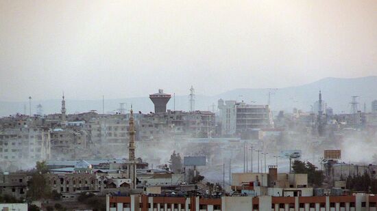 Military action near Damascus