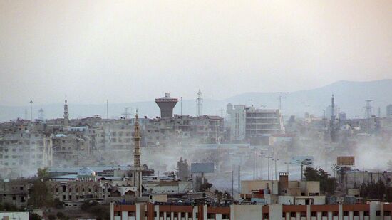Military action near Damascus