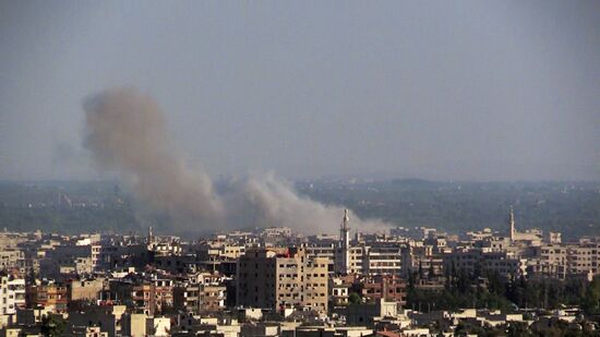 Military action near Damascus