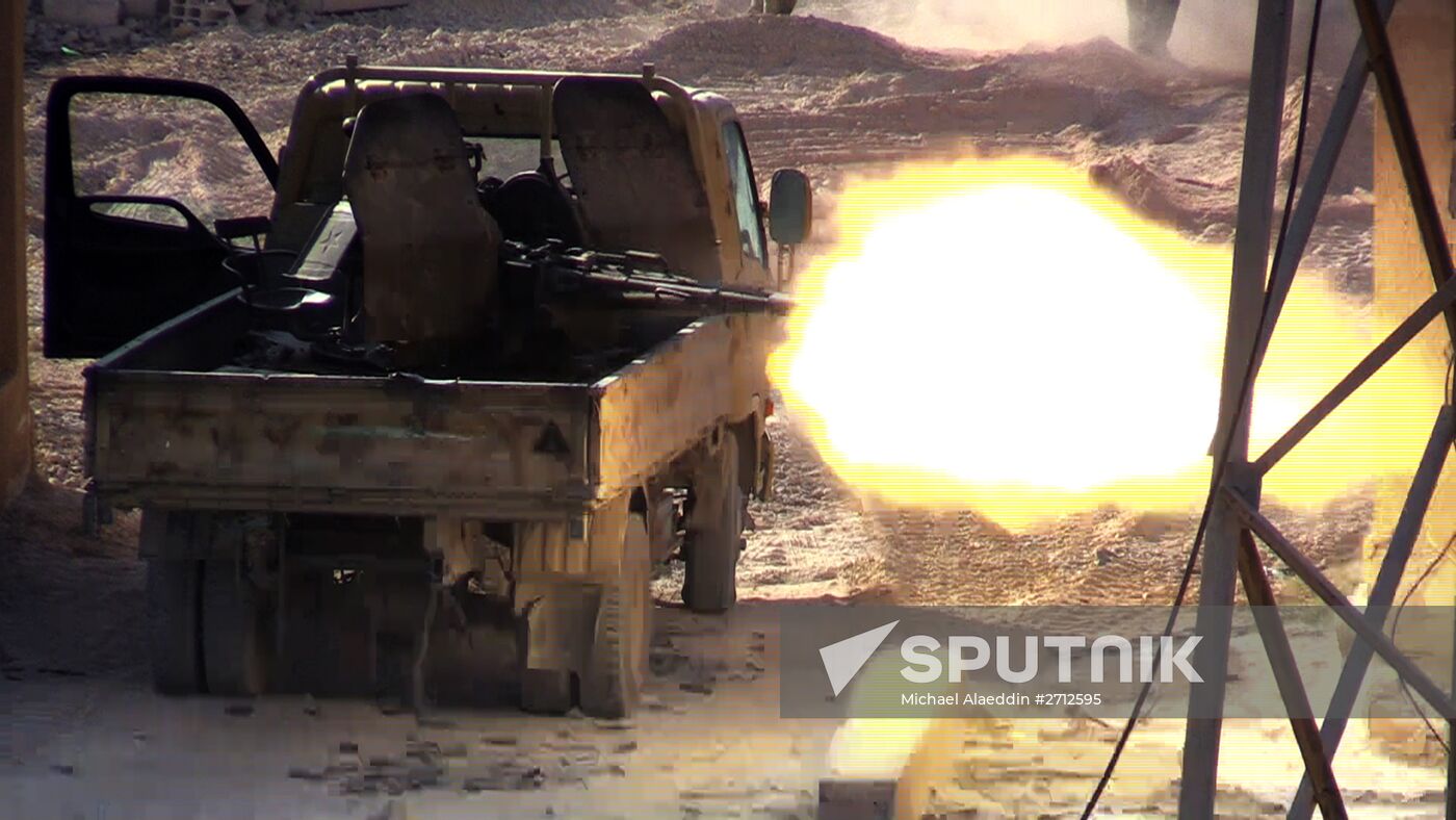 Military action near Damascus