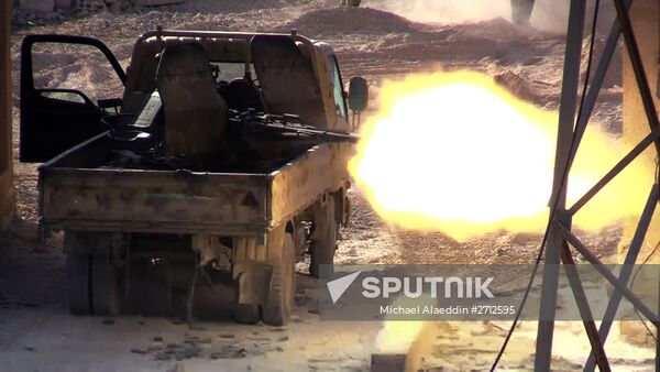 Military action near Damascus