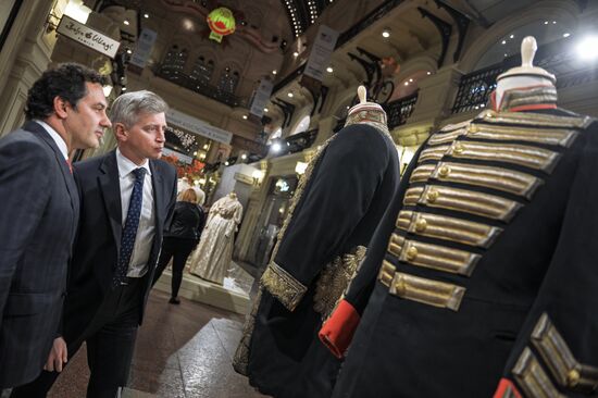 Ancient Costume in Films exhibition by Gorky Film Studios opens at GUM department store