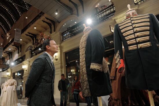 The Ancient Costume in Films exhibition of the Gorky Film Studios opens in GUM shopping centre