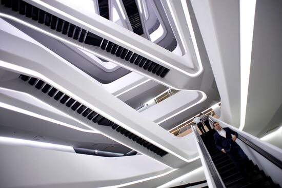 Dominion Tower business center designed by British architect Zaha Hadid