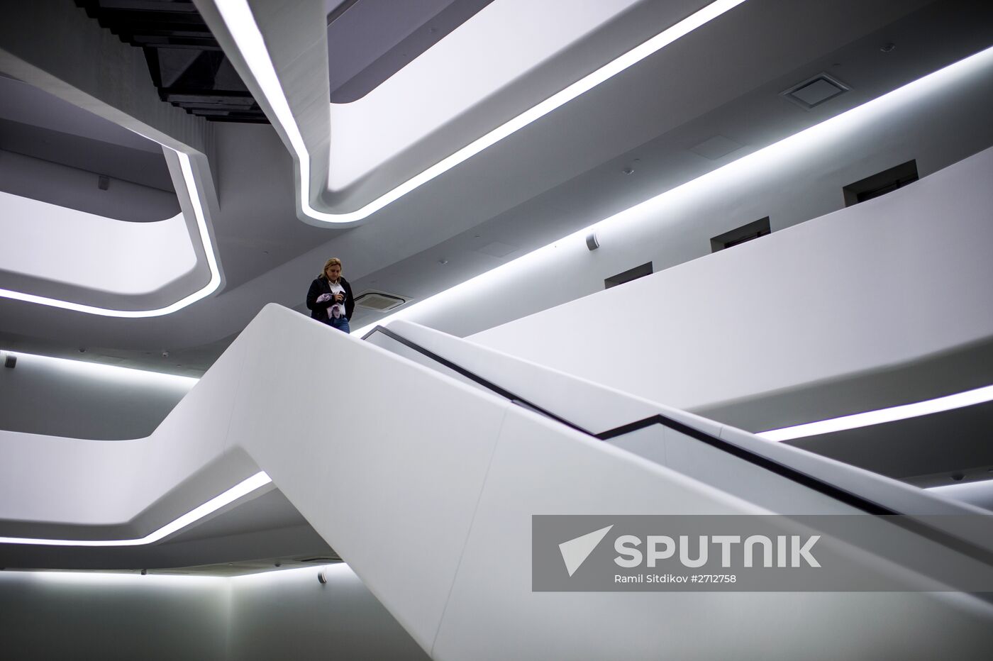 Dominion Tower business center designed by British architect Zaha Hadid