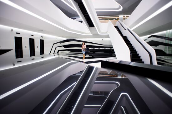 Dominion Tower business center designed by British architect Zaha Hadid