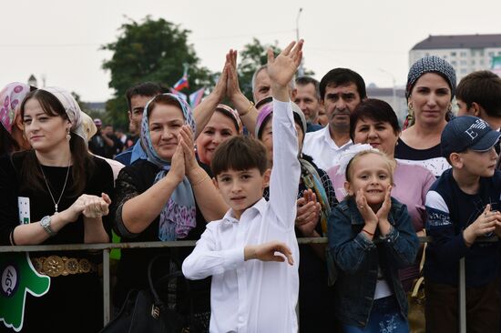 Grozny celebrates City Day