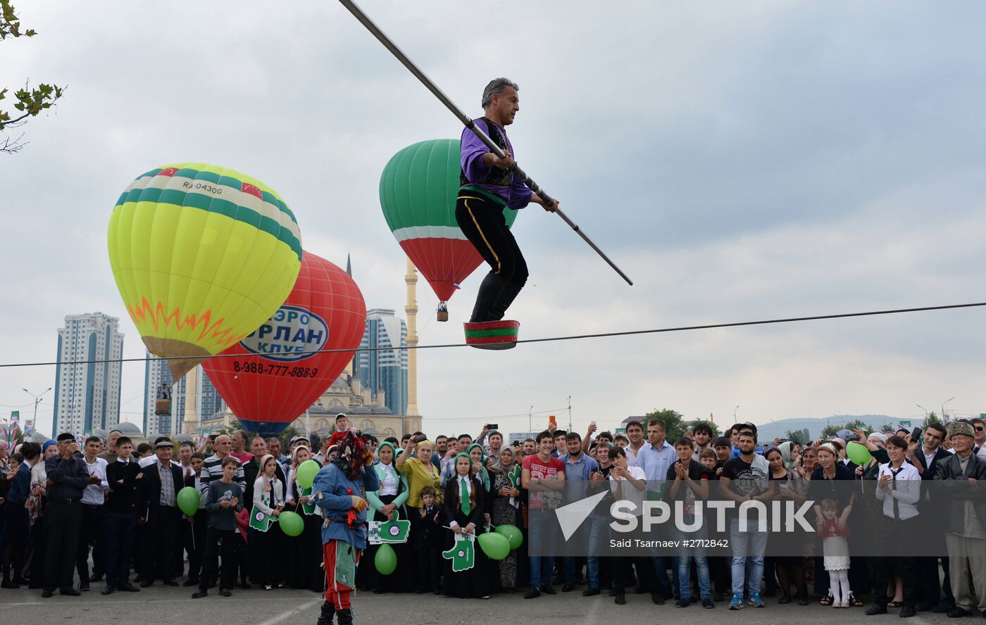 Grozny celebrates City Day