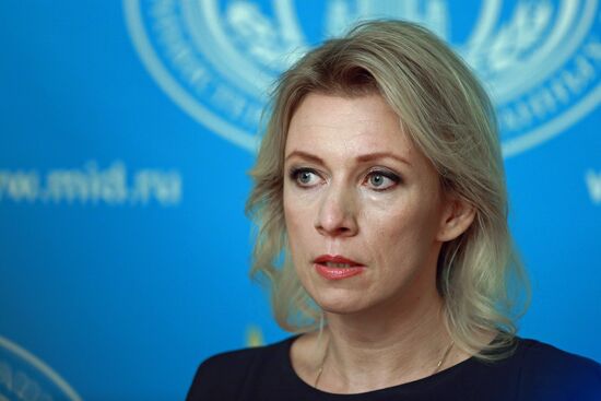 Briefing with Fireign Ministry's spokesperson Maria Zakharova