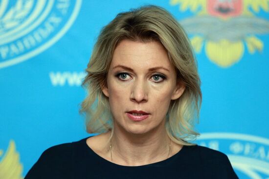 Briefing with Fireign Ministry's spokesperson Maria Zakharova