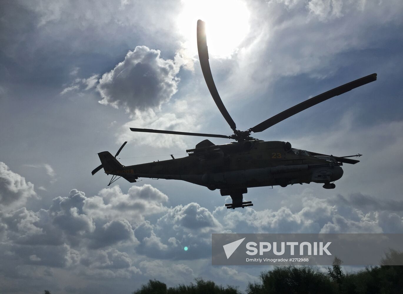 Russia uses helicopters in the operation against the IS in Syria