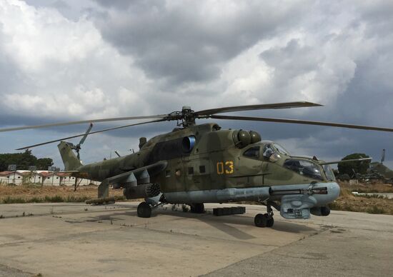Russia uses helicopters in the operation against the IS in Syria