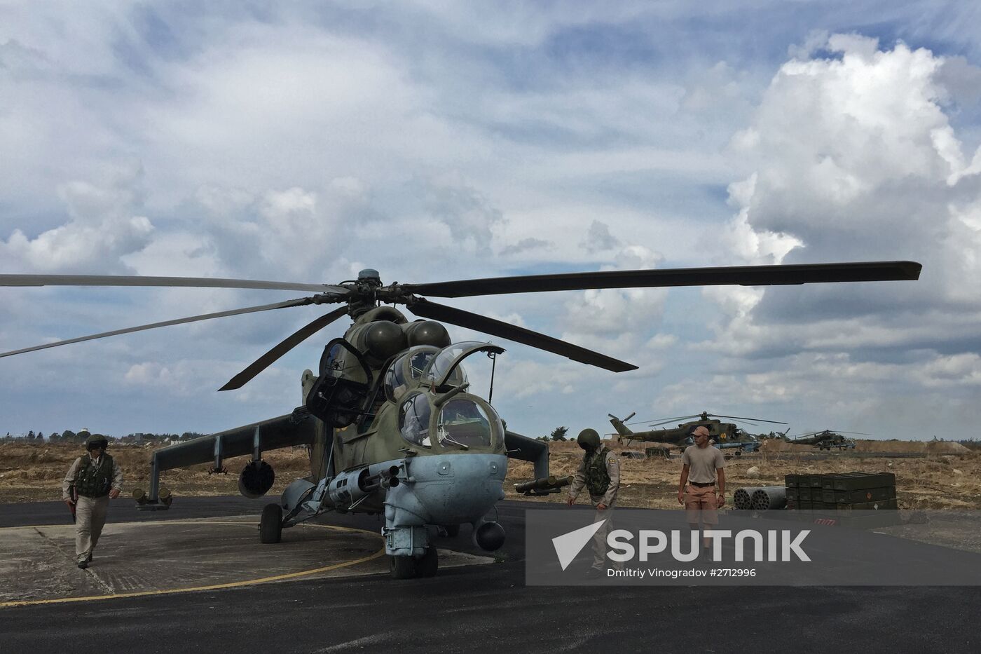 Russia uses helicopters in the operation against the IS in Syria