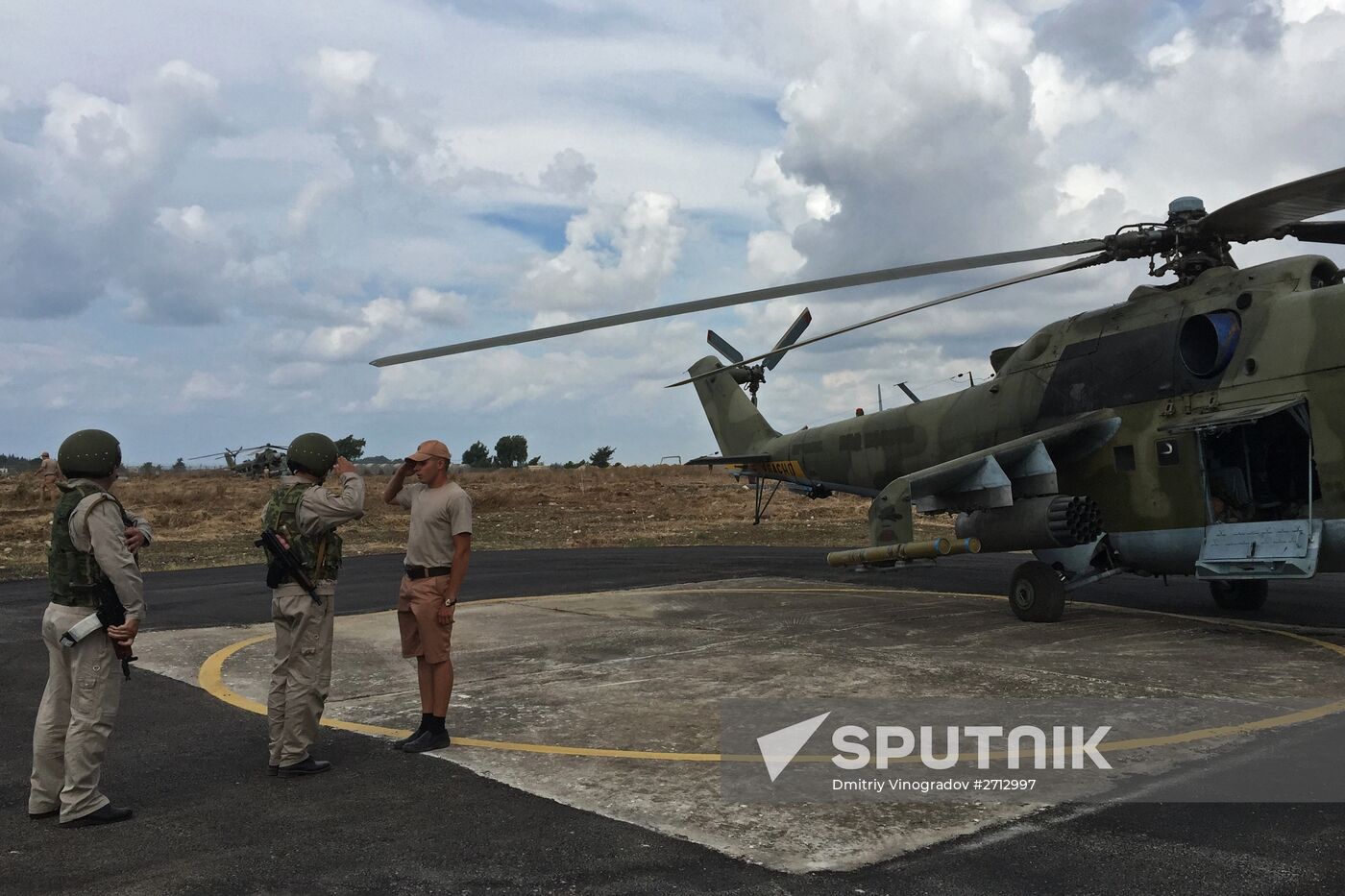 Russia uses helicopters in the operation against the IS in Syria