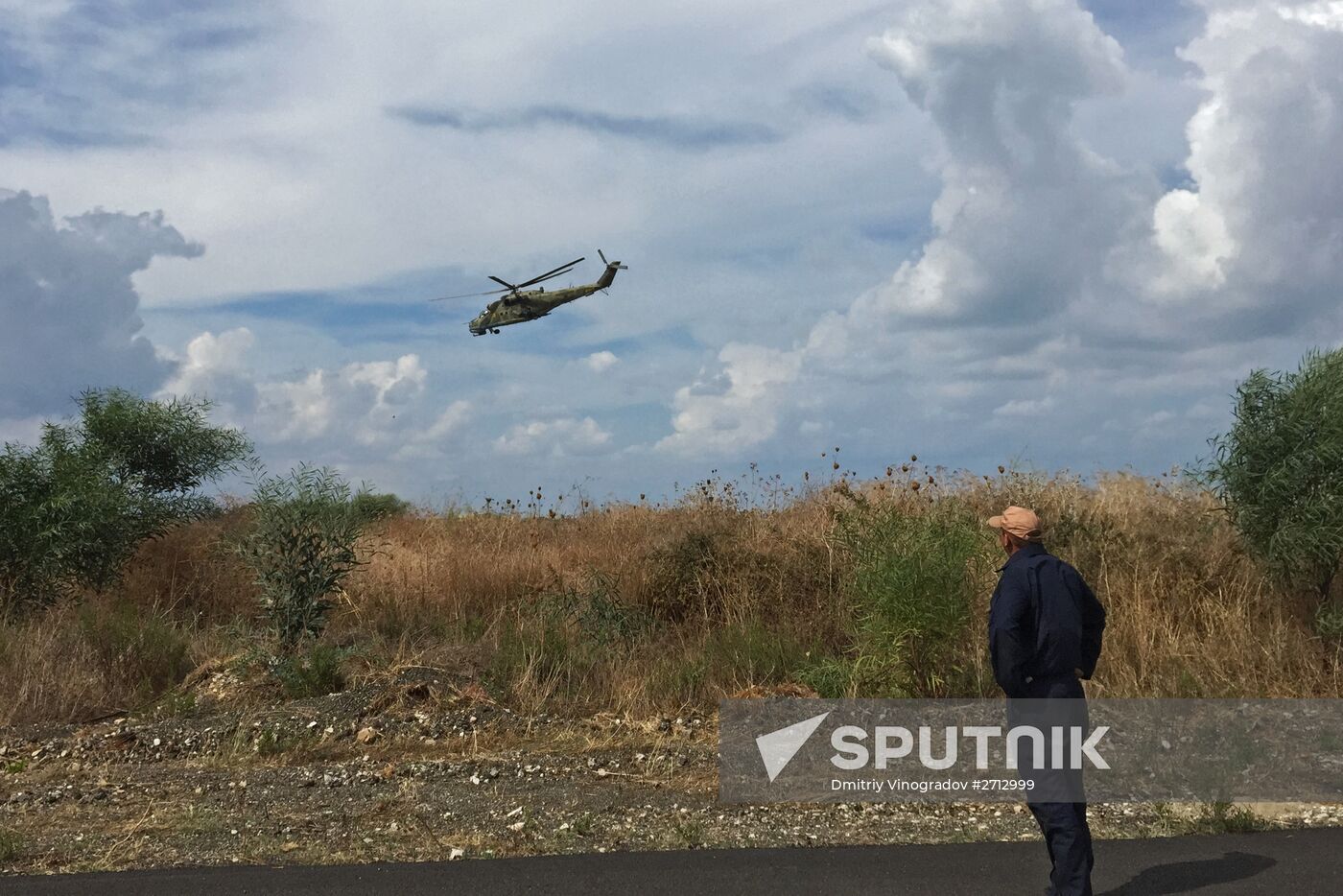 Russia uses helicopters in the operation against the IS in Syria