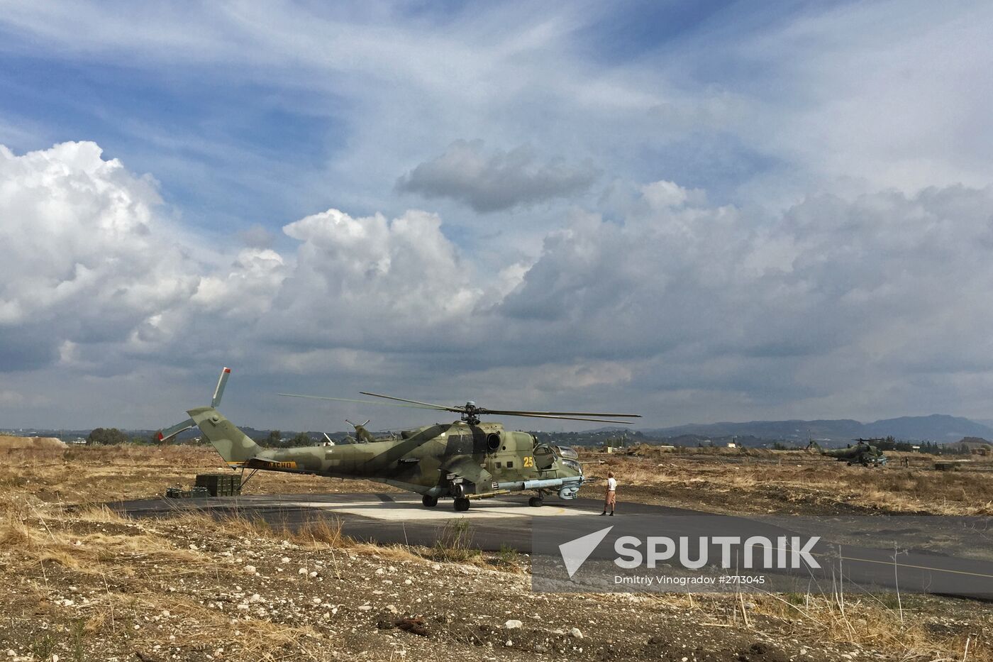 Russia uses helicopters in the operation against the IS in Syria