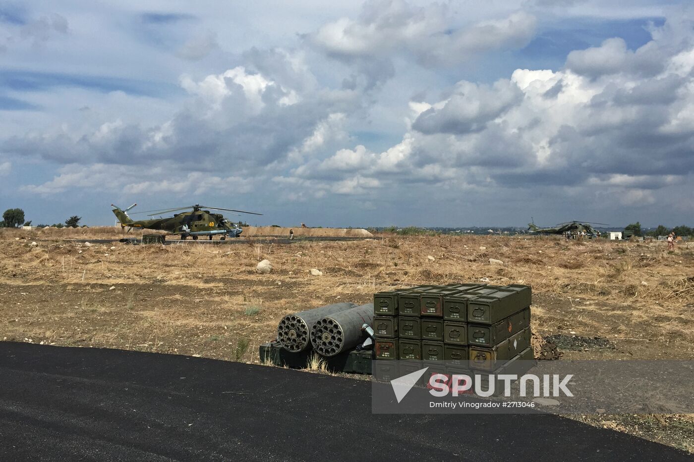 Russia uses helicopters in the operation against the IS in Syria