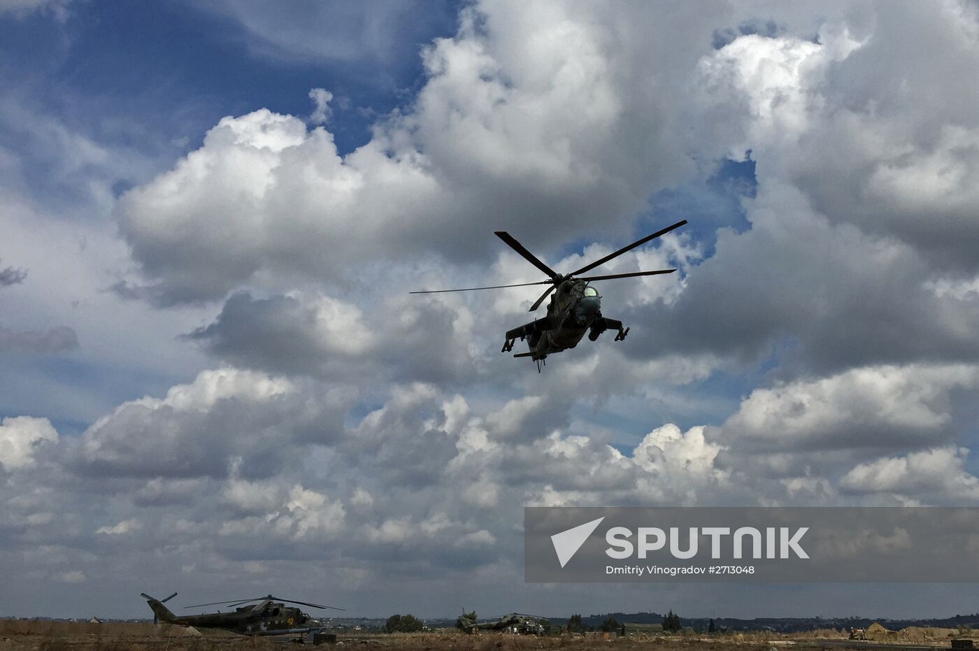 Russia uses helicopters in the operation against the IS in Syria