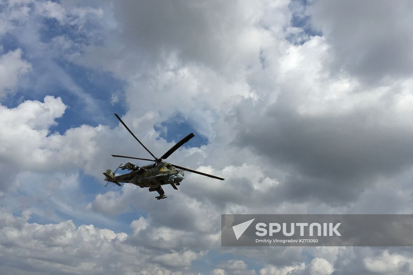 Russia uses helicopters in the operation against the IS in Syria