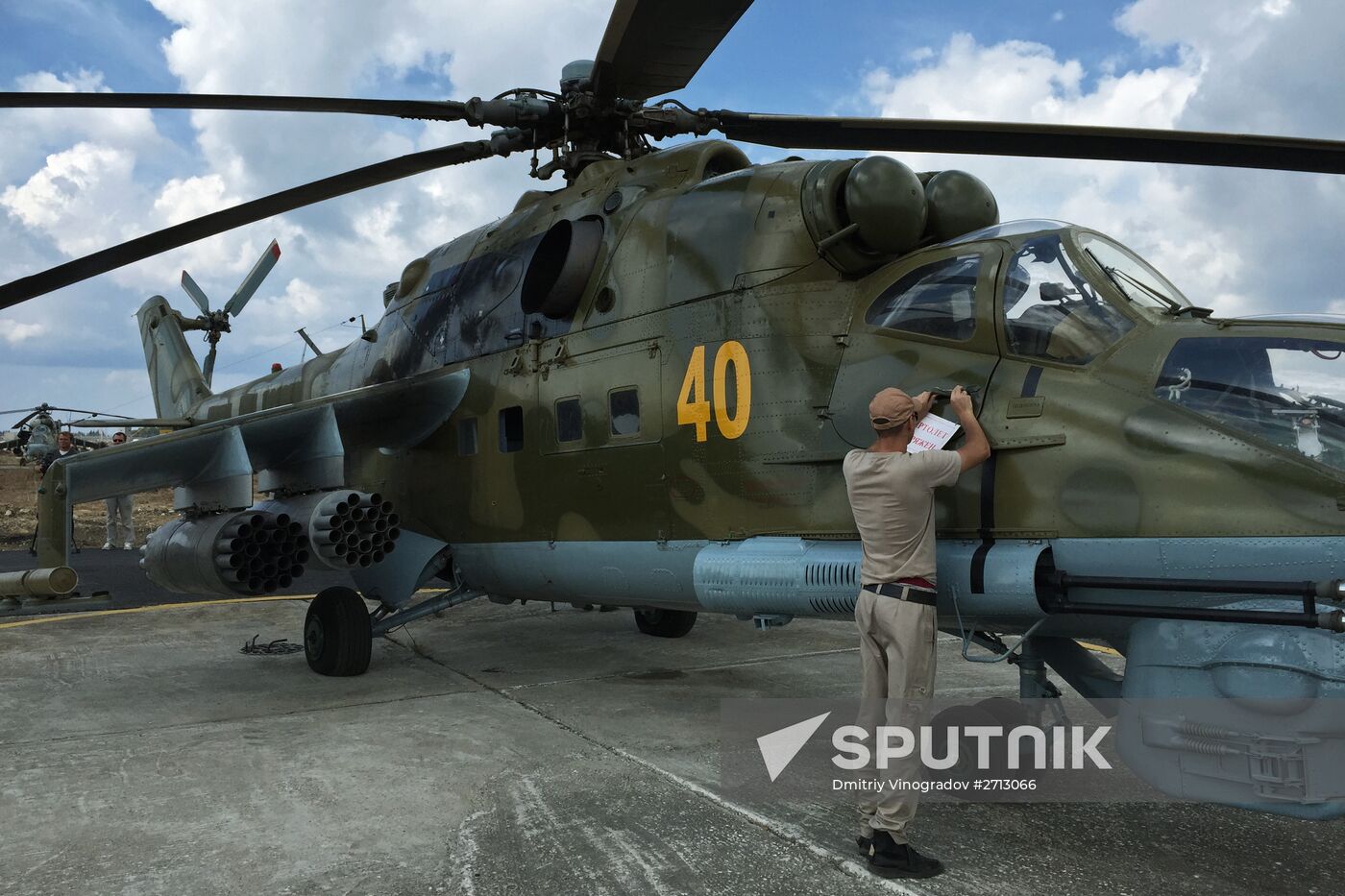 Russia uses helicopters in the operation against the IS in Syria