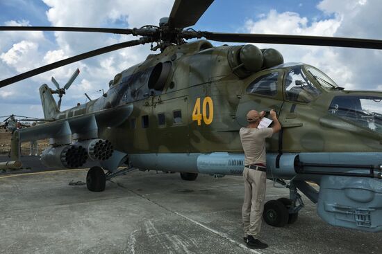 Russia uses helicopters in the operation against the IS in Syria