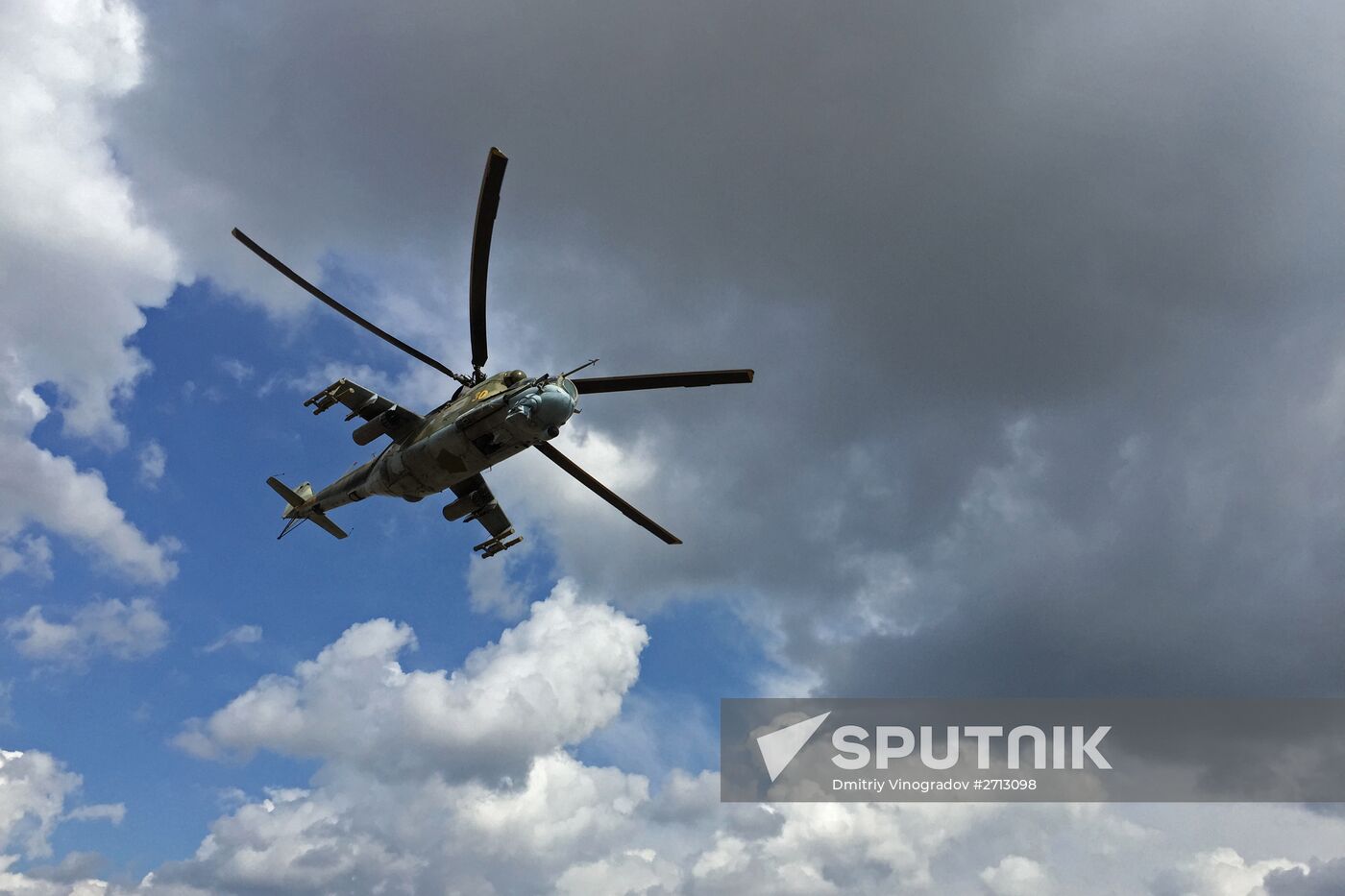 Russia uses helicopters in the operation against the IS in Syria