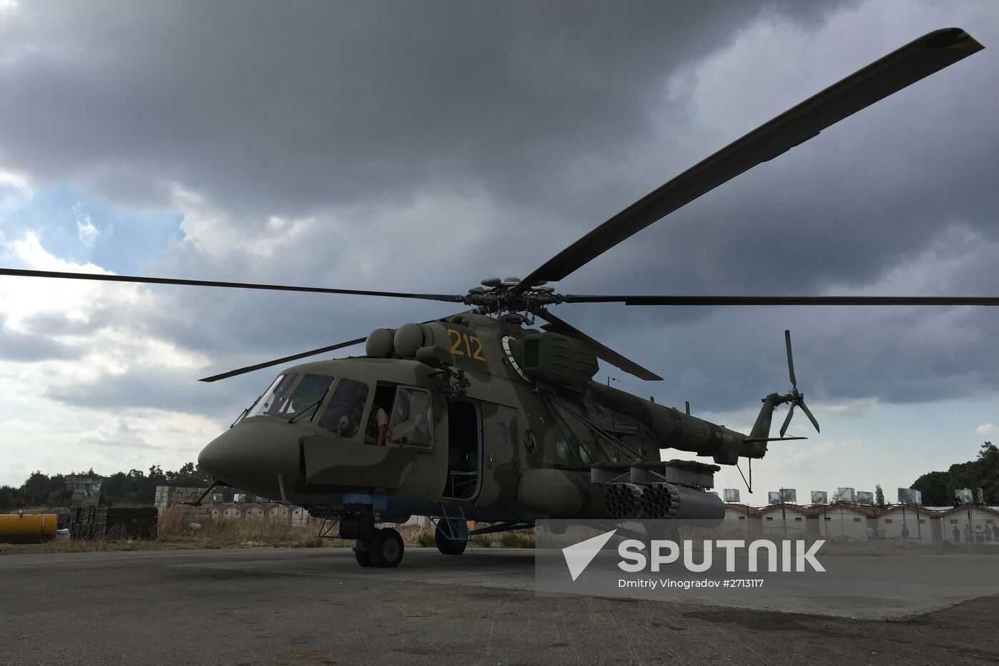 Russia uses helicopters in its operation against IS in Syria