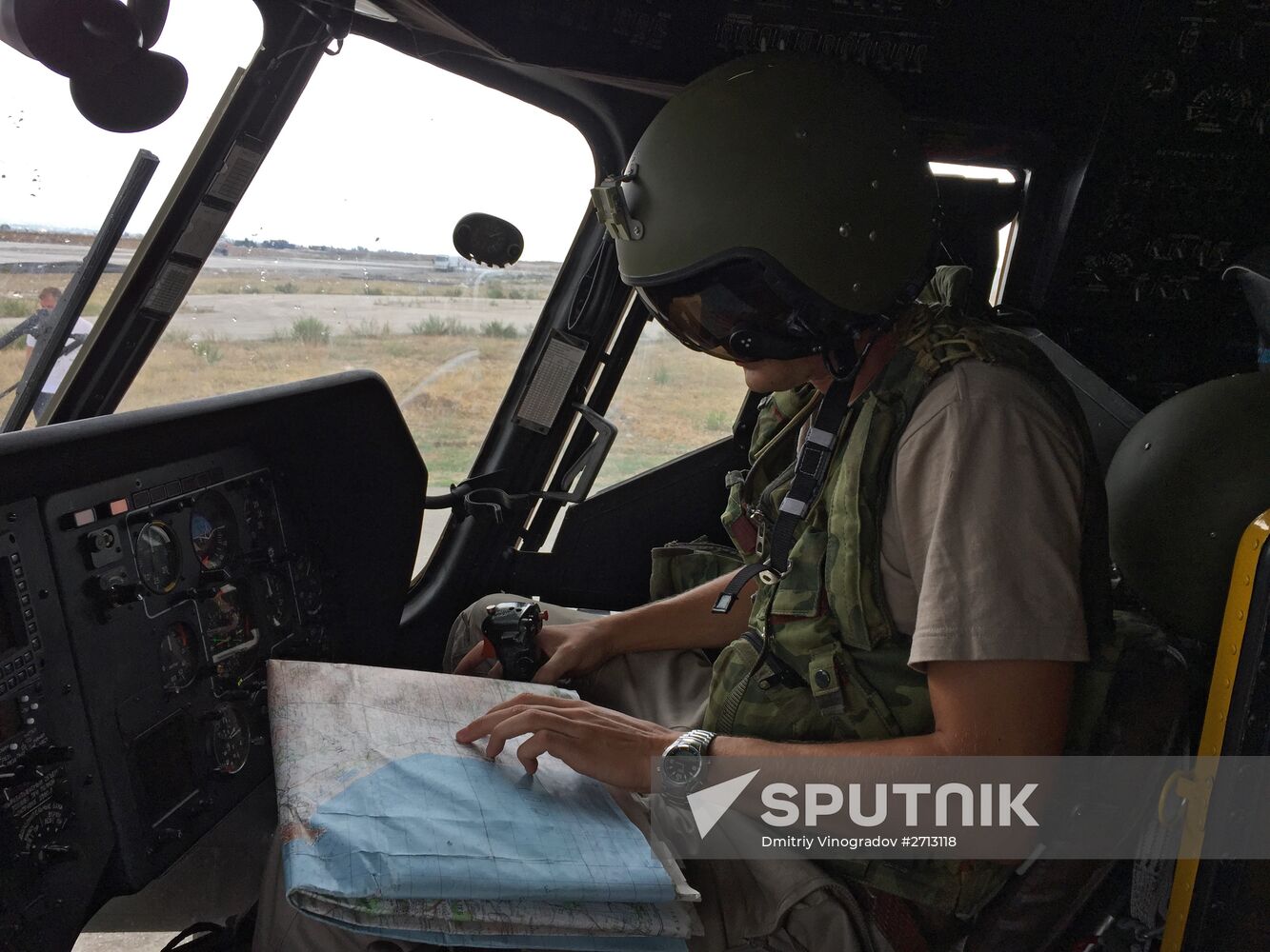 Russia uses helicopters in the operation against the IS in Syria