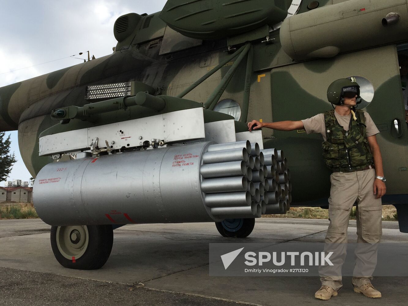 Russia uses helicopters in the operation against the IS in Syria