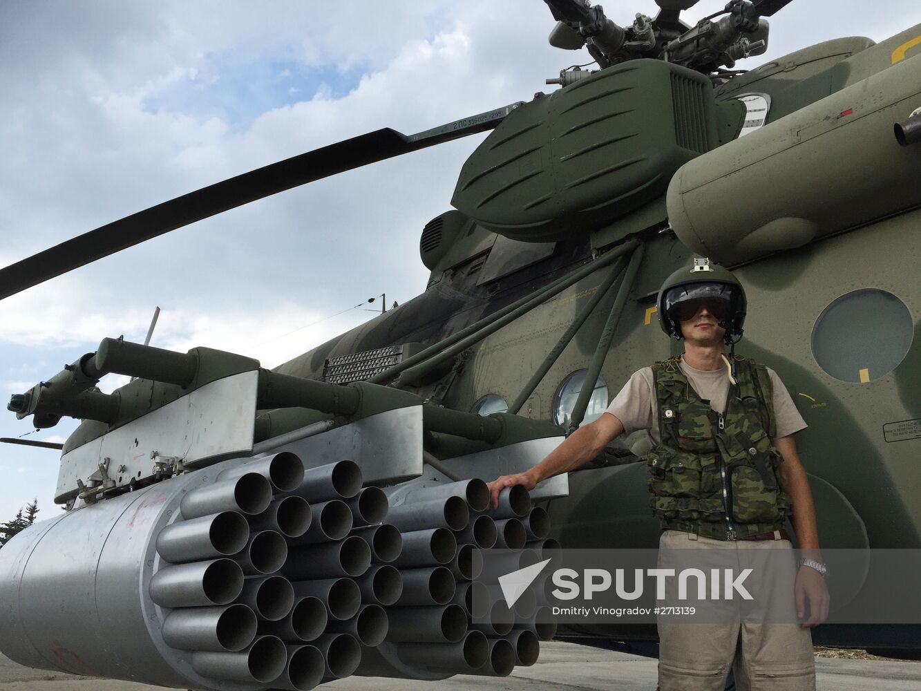 Russia uses helicopters in the operation against the IS in Syria
