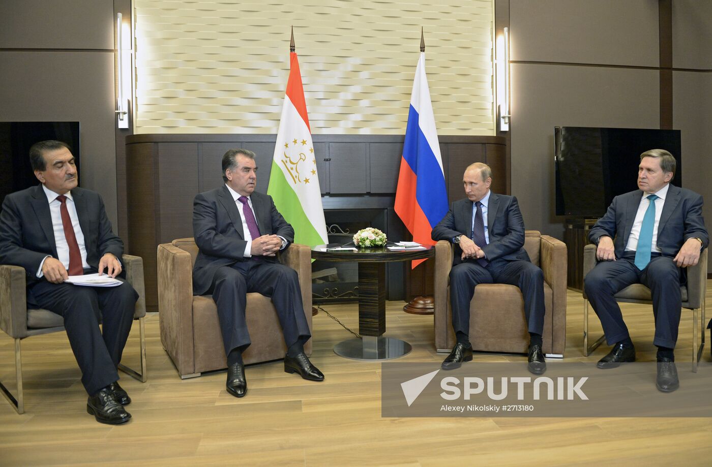 President Vladimir Putin's working meeting with Tajik President Emomali Rahmon