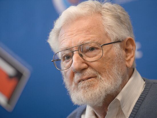 News conference by American political scientist William Blum