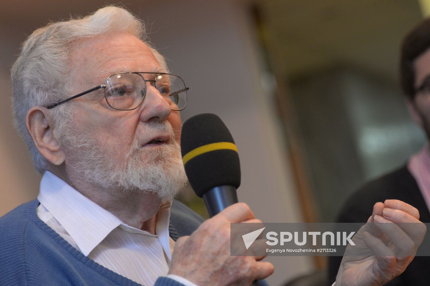 News conference by American political scientist William Blum