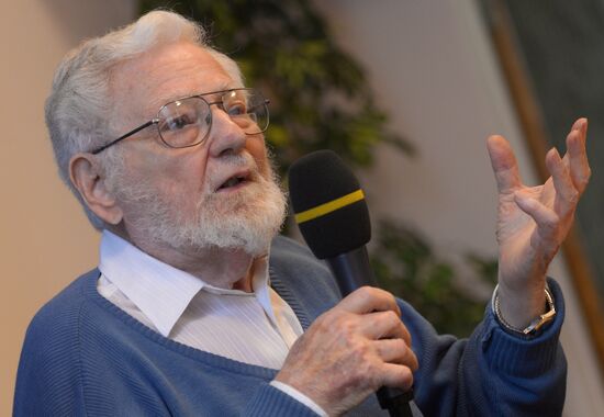 News conference by American political scientist William Blum