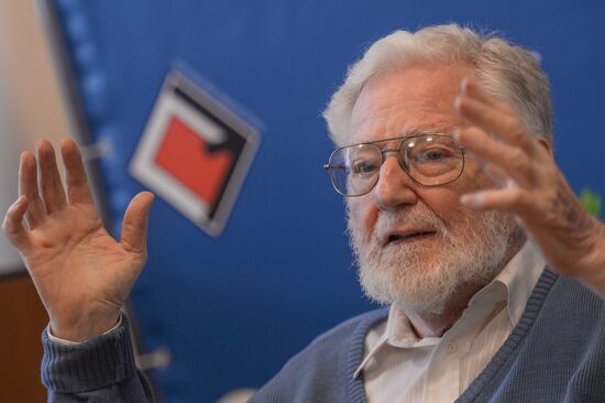 News conference by American political scientist William Blum