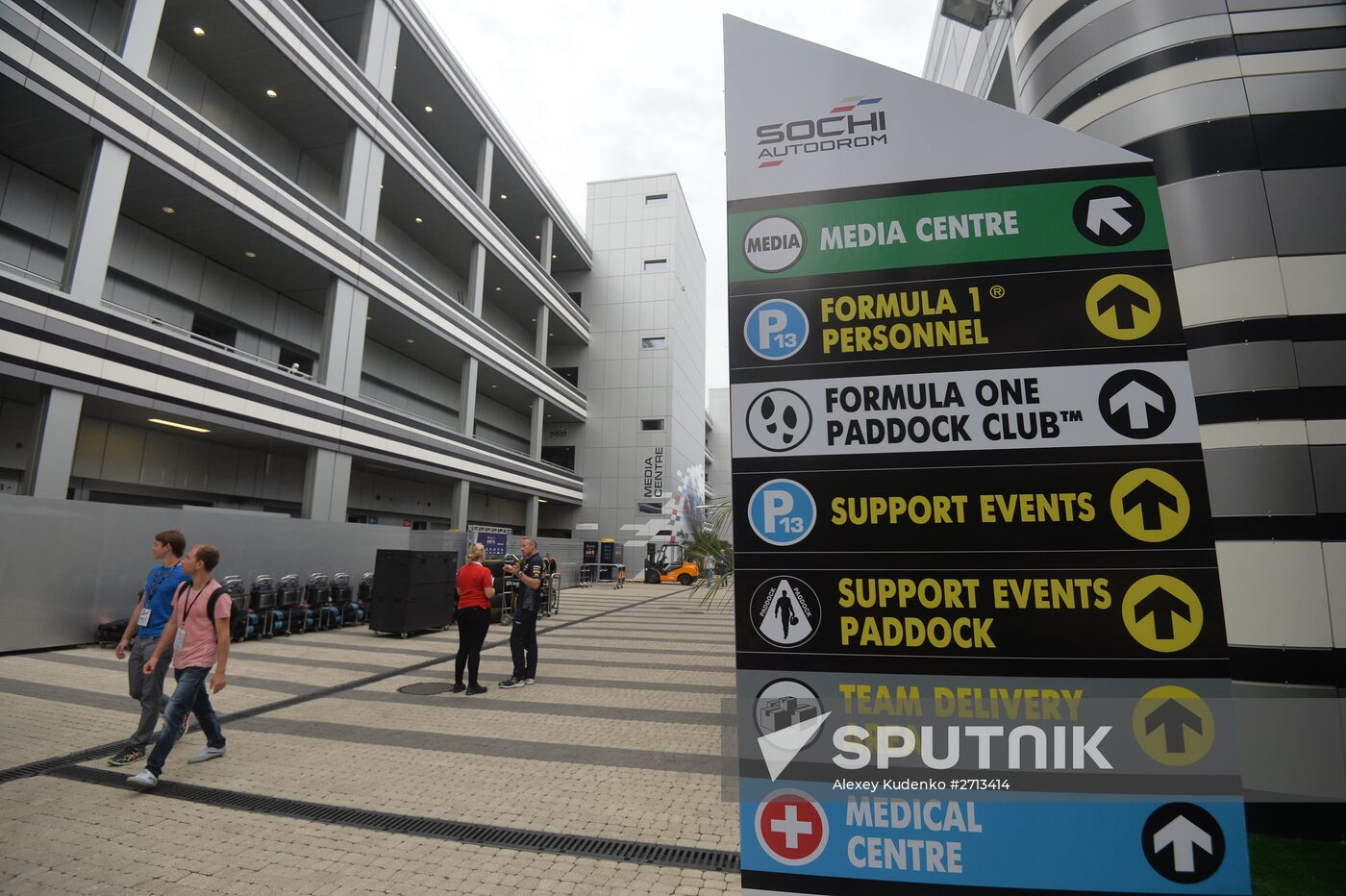 Preparation for Formula 1 Russian Grand Prix
