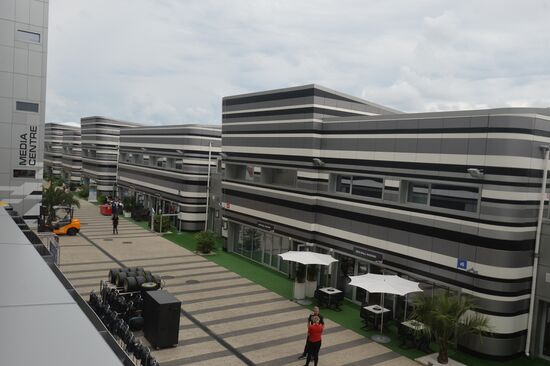 Preparation for Formula 1 Russian Grand Prix