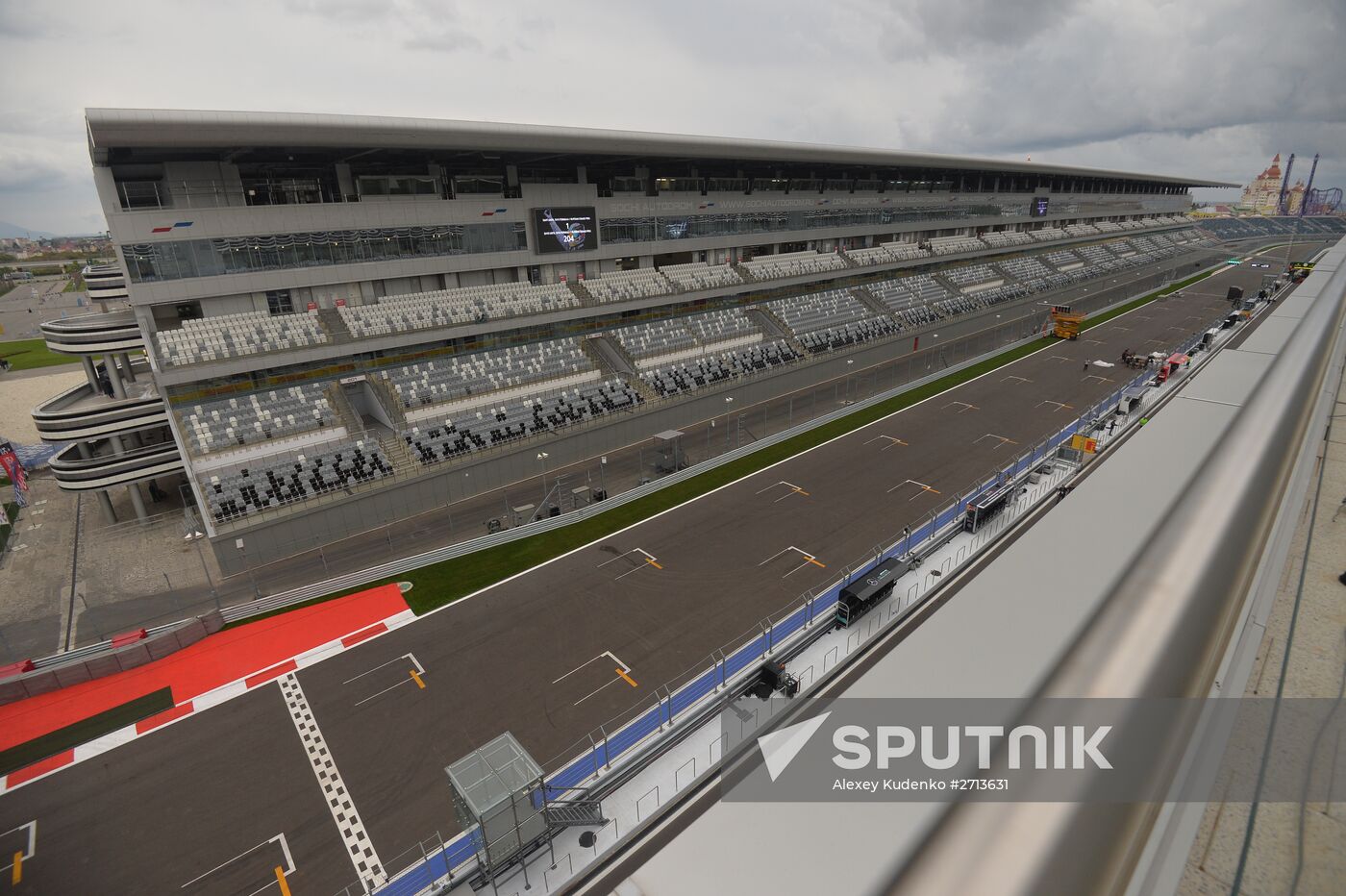 Preparation for Formula 1 Russian Grand Prix