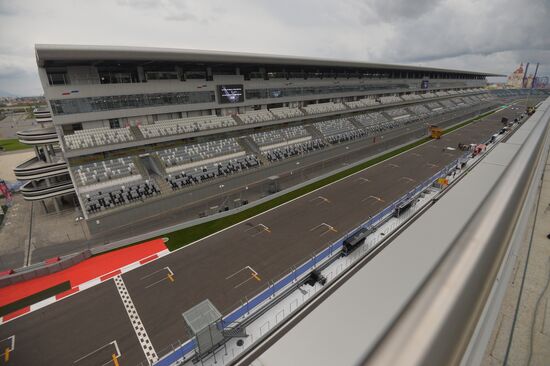 Preparation for Formula 1 Russian Grand Prix