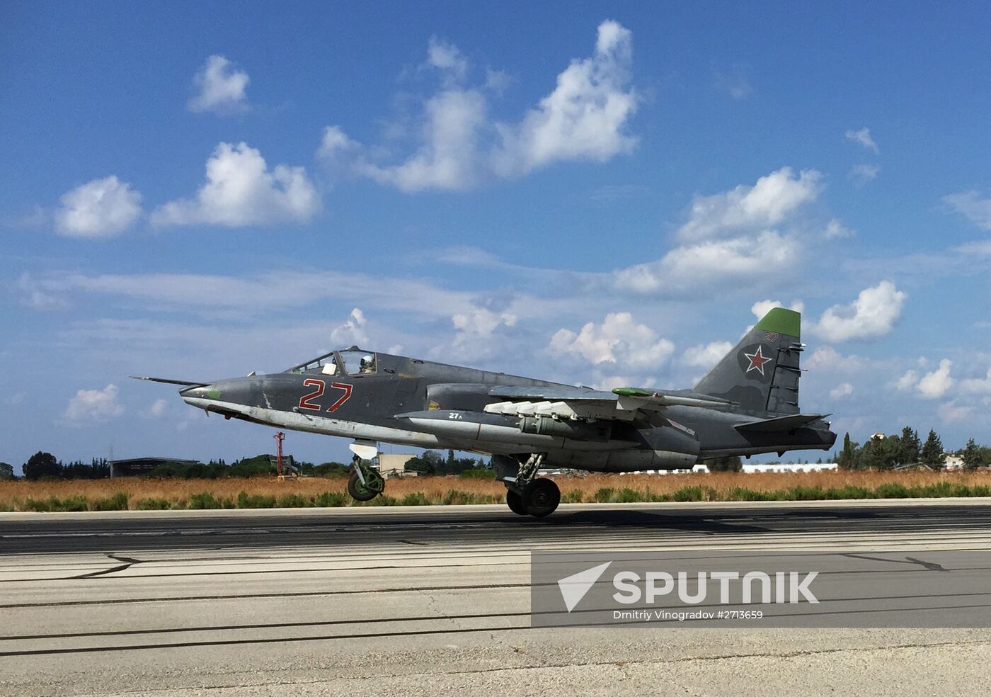 Russian military aircraft at Syria's Hmeimim airfield
