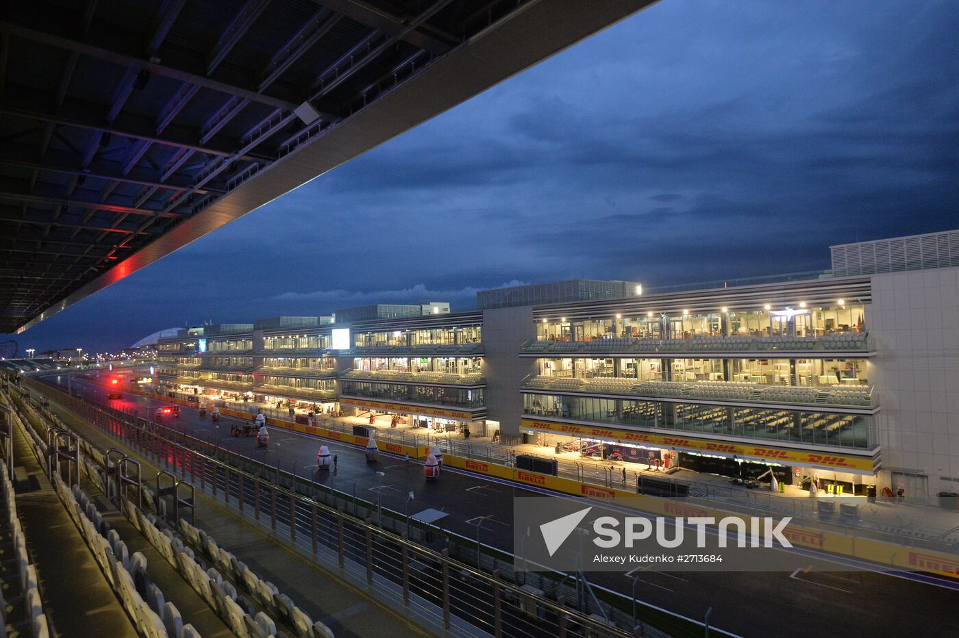 Preparation for Formula 1 Russian Grand Prix