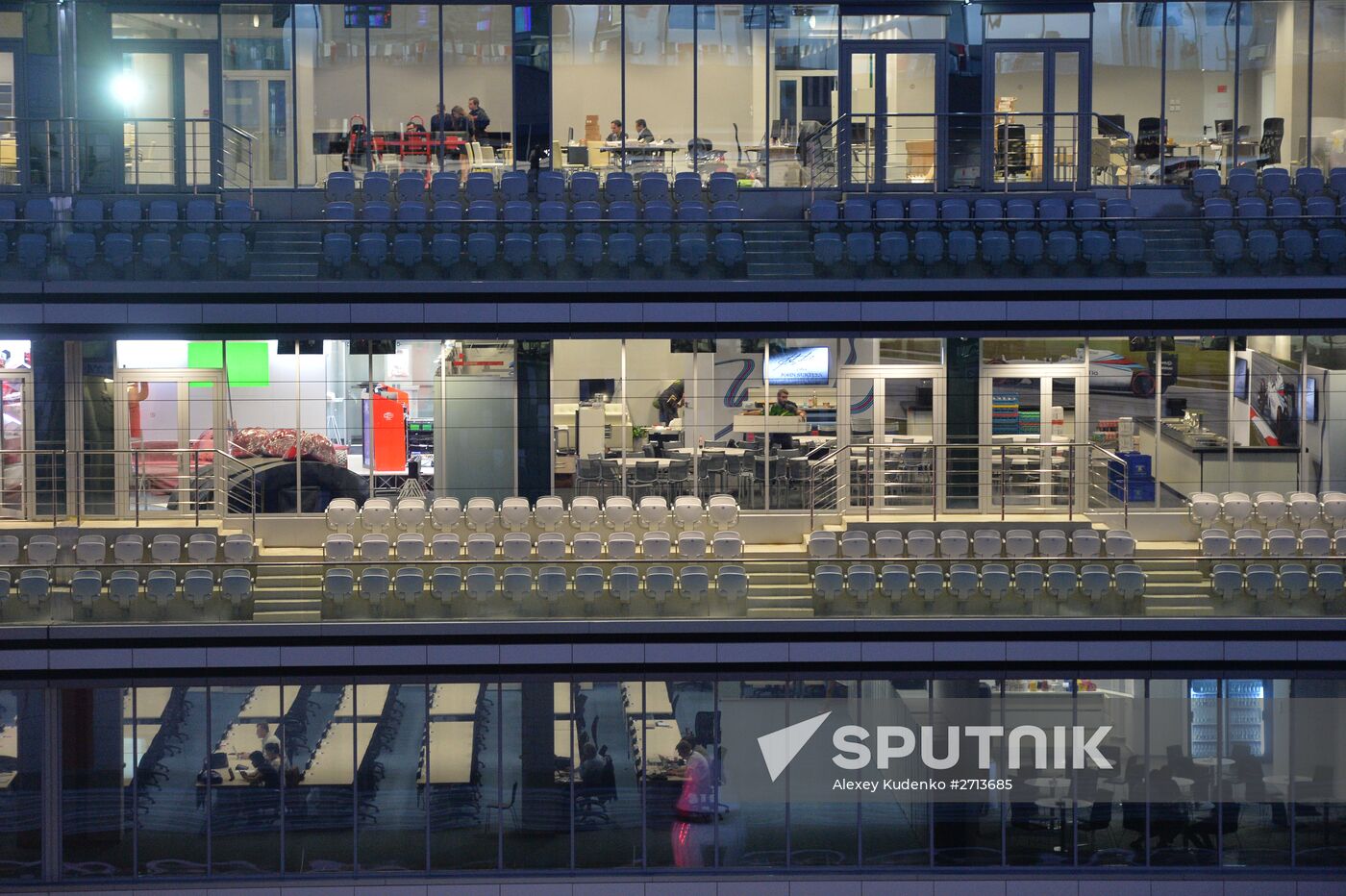 Preparation for Formula 1 Russian Grand Prix