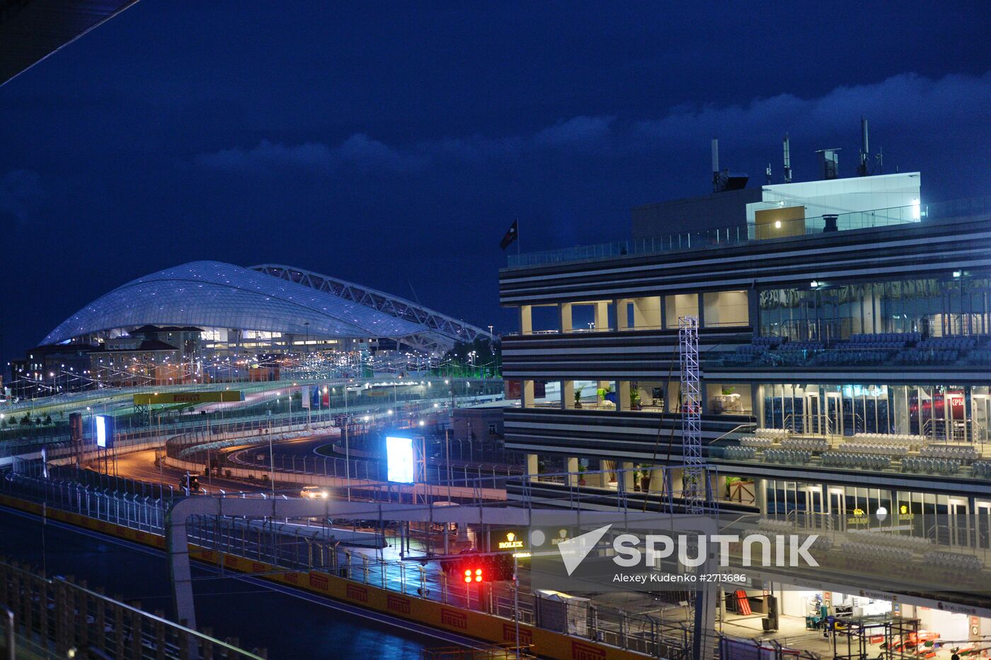 Preparation for Formula 1 Russian Grand Prix