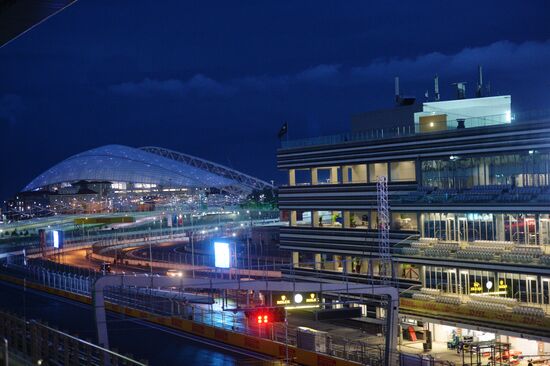 Preparation for Formula 1 Russian Grand Prix