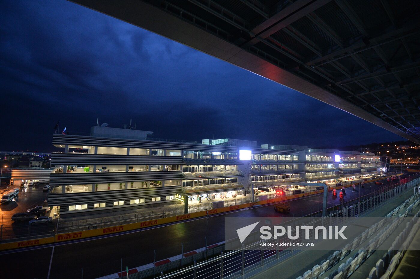 Preparation for Formula 1 Russian Grand Prix