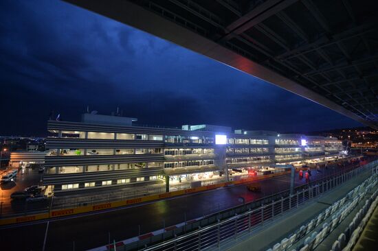 Preparation for Formula 1 Russian Grand Prix
